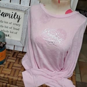 VS PINK LS BOMBSHELL SHIRT